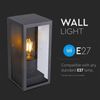 Wandlampe, Glas, schwarz, IP44, H 23,6 cm Bild 3
