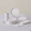 Karaca Frühstücksteller Forever Bone Bomo 22 Frühstücksteller 6 Personen Frühstücksset, Platin Bild 2