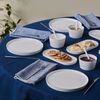 Karaca Frühstücksteller Forever Bone Bomo 22 Frühstücksteller 6 Personen Frühstücksset, Platin Bild 3