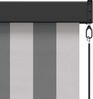 vidaXL Rollo Anthrazit und Weiß 80 x 250 cm Stoff und Aluminium 42037175 Bild 4