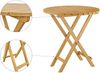 Holztisch, Klapptisch, Buchenholztisch rund 68x68x74 Buche lackiert 10-212 Bild 3