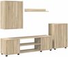 vidaXL TV-Schrankset Sonoma-Eiche Holzwerkstoff 3397898 Bild 2