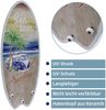Plankenschild Surfboard 100 cm mit Kleiderhaken Holzbild Surfbrett Wandbild Surfing Bild 3