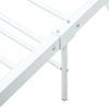 vidaXL Bettgestell Weiß Metall 100 × 200 cm [284693] Bild 5