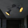 RGB LED Deckenlampe in schwarz gold für Ihr Esszimmer NINA Bild 3
