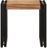 vidaXL Couchtisch Braun 40 x 40 x 38 cm Massivholz Akazie 4102728 Bild 4