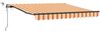 vidaXL Ausziehbare Markise Gelb und Orange 350 x 250 cm Polyester 3330256 Bild 2