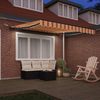vidaXL Ausziehbare Markise Gelb und Orange 350 x 250 cm Polyester 3330256 Bild 3