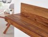 Wandregal Massivholz Sheesham Holzregal Landhausstil Hängeregal Wandboard Naturprodukt Regal 110cm Bild 5