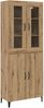 vidaXL Highboard 2 pcs Artisan-Eiche Holzwerkstoff 3394588 Bild 2