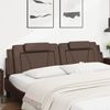 vidaXL Kopfteil-Kissen Braun 200 cm Kunstleder 374816 Bild 3