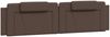 vidaXL Kopfteil-Kissen Braun 200 cm Kunstleder 374816 Bild 2