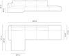 Micadoni Ecksofa Kaelle 5-Sitzer Links Samt Bluvel Helles Beige Bild 5