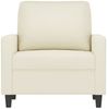 vidaXL Sessel Creme 60 cm Samt 359187 Bild 3