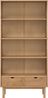 vidaXL Bücherregal OTTA mit 2 Schubladen Braun Massivholz Kiefer 351303 Bild 3