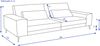 Big Sofa Husum / Helmond, Stoff, Grau, 286 x 90 x 124 cm Bild 5