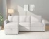 Dorel Home Ecksofa NORDHUS, L-Form, 200 cm, Recamiere rechts/links montierbar, großer Stauraum, softer Cord und feiner Webstoff-Bezug Bild 4