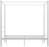 vidaXL Himmelbett Weiß Metall 120x200 cm 325058 Bild 3