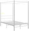 vidaXL Himmelbett Weiß Metall 120x200 cm 325058 Bild 2