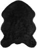 vidaXL Teppich aus Kunstschaffell TAFALLA Schwarz 80 x 120 cm 42021586 Bild 2