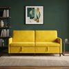 vidaXL Sofa mit Stauraum Gelb 192 x 78 x 87 cm Polyester 42036996 Bild 3