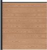 vidaXL zaunset 175 x 186 cm WPC und Aluminium Braun 42039058 Bild 3