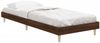 vidaXL Bettgestell ohne Matratze Braun Eiche 75x190 cm Holzwerkstoff 832108 Bild 5