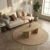 moebel17 Couchtisch Luminous Beige Grau Granitoptik 120x60 cm (Einzeltisch, 1-St, Einzelner Couchtisch), Mit Granitoptik Bild 4