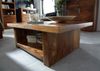 Couchtisch Sheesham 120x85x43 walnuss lackiert DUKE #119 Bild 3