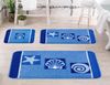Linea Due AQUATICA Badteppich, 100% Polyacryl, sehr weich, Blau, 60x90 cm Bild 5