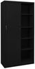 vidaXL Büroschrank mit Schiebetür Schwarz 90 x 40 x 180 cm Stahl [335960] Bild 2