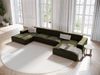 Micadoni Panorama-Sofa Jodie 6-Sitzer Samt Bluvel Grün Bild 5