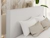 Design Polsterbett LUMARO CLASSIC 140 x 200 cm mit Lattenrost & 12cm hohen Füßen, Doppelbett mit Kopfteil, Konfigurierbar, Multipocket Matratze - Weiß Kunstleder - ELORI LUX Bild 3