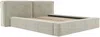 Vente-unique - TIMANO Bett Stoff Beige - B 249 cm x H 90 cm x L 206 cm Bild 3