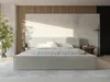 Vente-unique - TIMANO Bett Stoff Beige - B 249 cm x H 90 cm x L 206 cm Bild 2