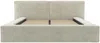 Vente-unique - TIMANO Bett Stoff Beige - B 249 cm x H 90 cm x L 206 cm Bild 5