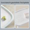 VASAGLE Sofatisch höhenverstellbar, C-Form Beistelltisch, Couchtisch für Wohnzimmer, 30 x 40 x 69 cm, weiß Bild 4