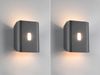 2er Set LED Außenwandleuchten Up and Down & Lichtfarbe einstellbar, H 20cm Bild 3