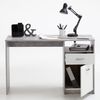 FMD Schreibtisch mit 1 Schublade, Betongrau/ Weiß, 123 × 50 × 76,5 cm Bild 4