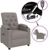vidaXL Relaxsessel Elektrisch Taupe Stoff 3098847 Bild 2