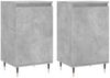 vidaXL Sideboards 2 Stk. Betongrau 40x35x70 cm Holzwerkstoff 831045 Bild 2
