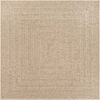 vidaXL Teppich ZIZUR 120x120 cm Jute-Optik Indoor und Outdoor 4006154 Bild 4