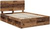 vidaXL Bettrahmen Altholz 150 x 200 cm Massives Kiefernholz 3412477 Bild 4