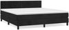 vidaXL Boxspringbett mit Matratze Schwarz 160x200 cm Samt 3141433 Bild 2