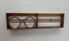 Wandregal 120x32cm "Linea" Teakholz massiv natur Bild 2
