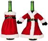 ABC Weinflaschenbezug, für Weihnachten, rot, Plüsch, 2 x 10 x 20 cm Bild 3