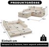 MODFU Schlafsofa Modulares Sofa-Bett, Removable Footstool, Modular Sofa with Flexible Configuration 1 Teile Bild 2
