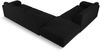 Micadoni Ecksofa Molino 6-Sitzer Links Boucle Schwarz Bild 3