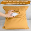 Amilian Dekokissen 2er Set - Kissen mit Füllung und Bezug - Sofakissen, Zierkissen, (2 Stück), 40x40 cm, Kopfkissen, Kuschelkissen mit Kissenfüllung Bild 3
