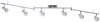 Paulmann LED Deckenlampe Deckenleuchten 6x 4,6W Silber 3000K warmweiß entspricht6x 30W6456 Bild 4
